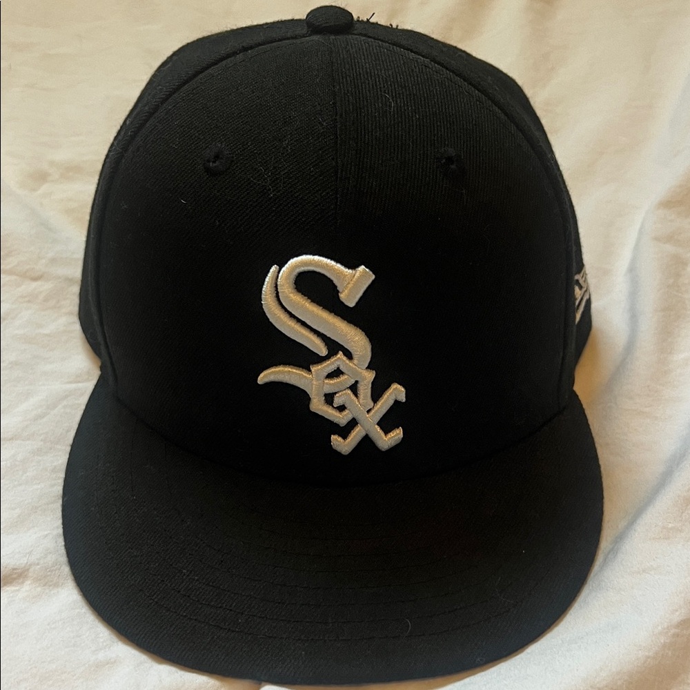 New Era Black 59FIFTY Cap WhiteSox